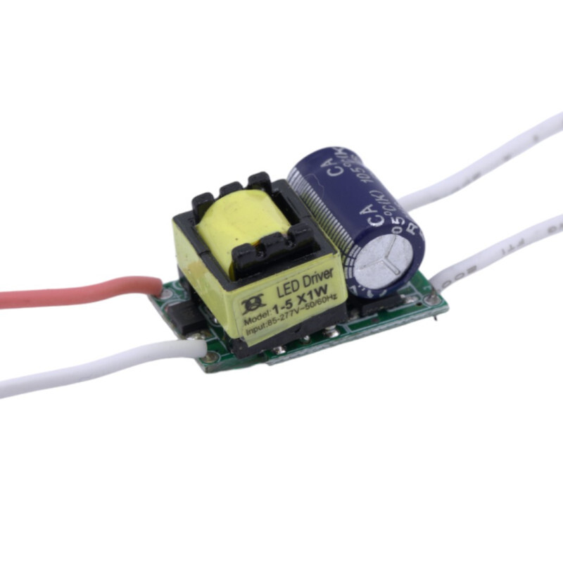 Napájací zdroj pre 1-5ks 1W LED, 3-17V, 300mA