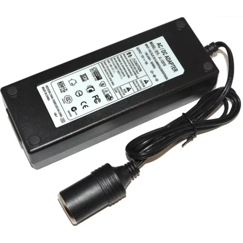 Napájací zdroj zásuvkový 12V, 10A, Cigaretová zásuvka