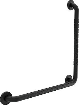 Nimco BMLC-906060-90 Bezpečnostné držadlo do kúpeľne a WC, čierne lomené, 60 cm