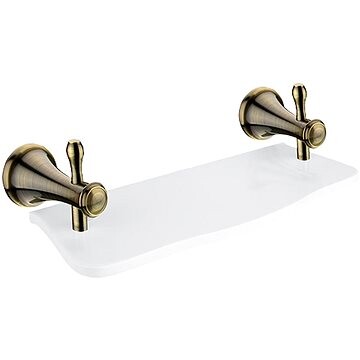 NIMCO Lada polička do kúpeľne 30 cm, staromosadz