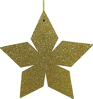 DECOLED Zlatá hvězda, 2D, 80 cm