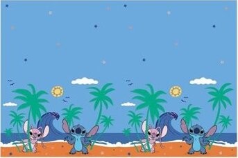 GODAN Plastový obrus Stitch a angel – 120 × 180 cm