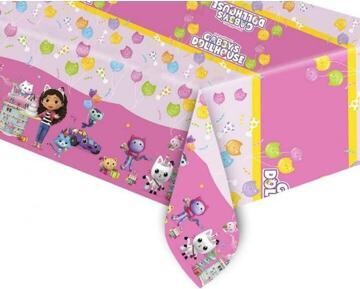 GODAN Plastový obrus Gabinin kúzelný domček – Gabby's dollhouse – 120 × 180 cm