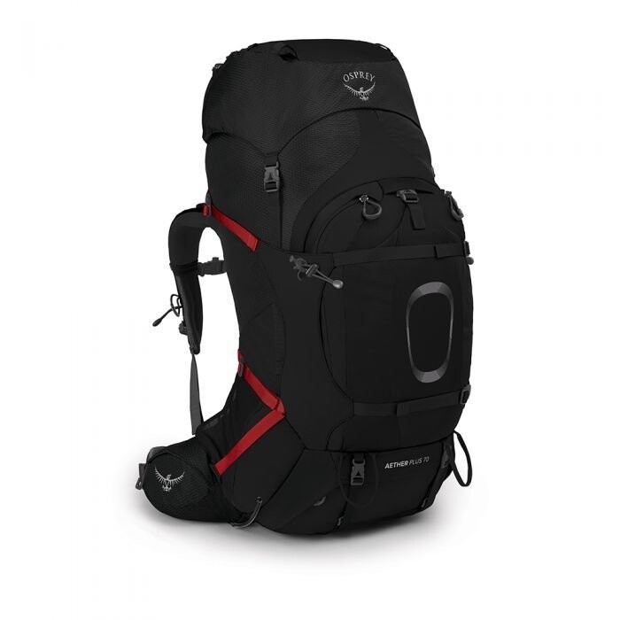 Osprey Aether PLUS 70 black Veľkosť: S/M