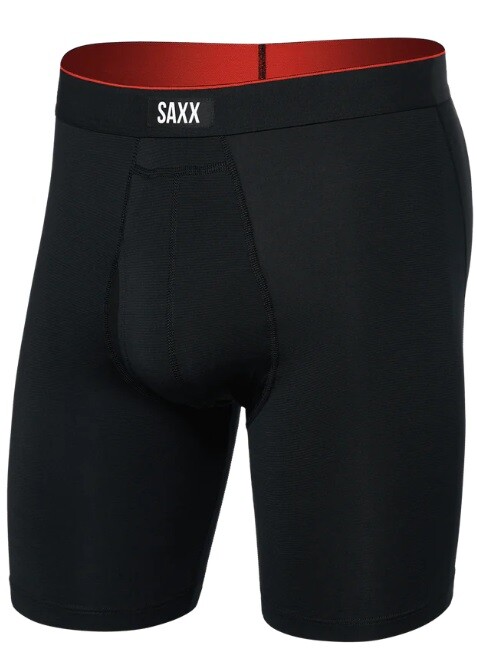 Saxx MULTI-ŠPORT MESH LONG BOXER BRIEF FLY black Veľkosť: M
