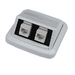 Dvojzásuvka ABB TANGO 2xRJ45 cat6 UTP biela