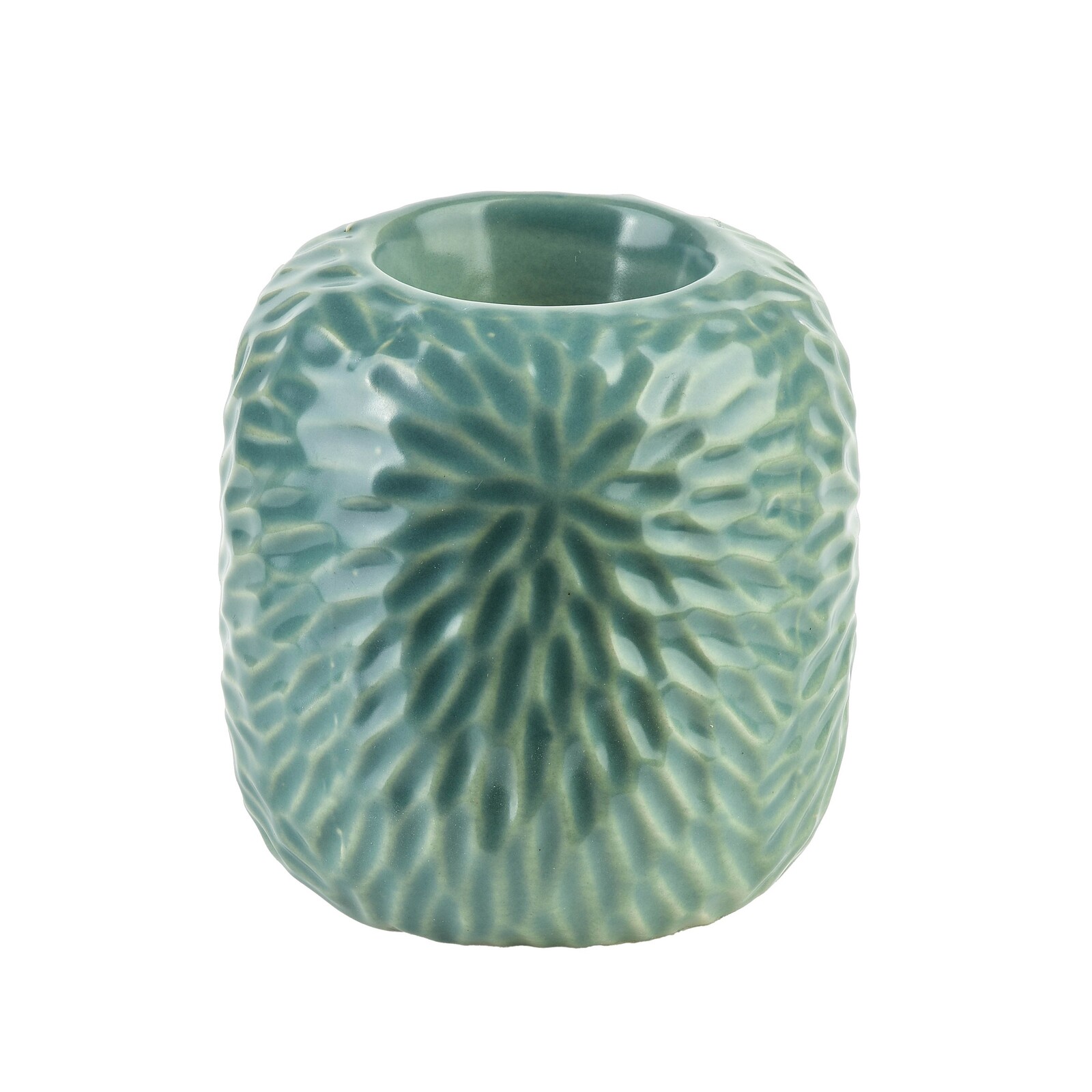 Keramický svícen Yarine 10,5 cm zelený