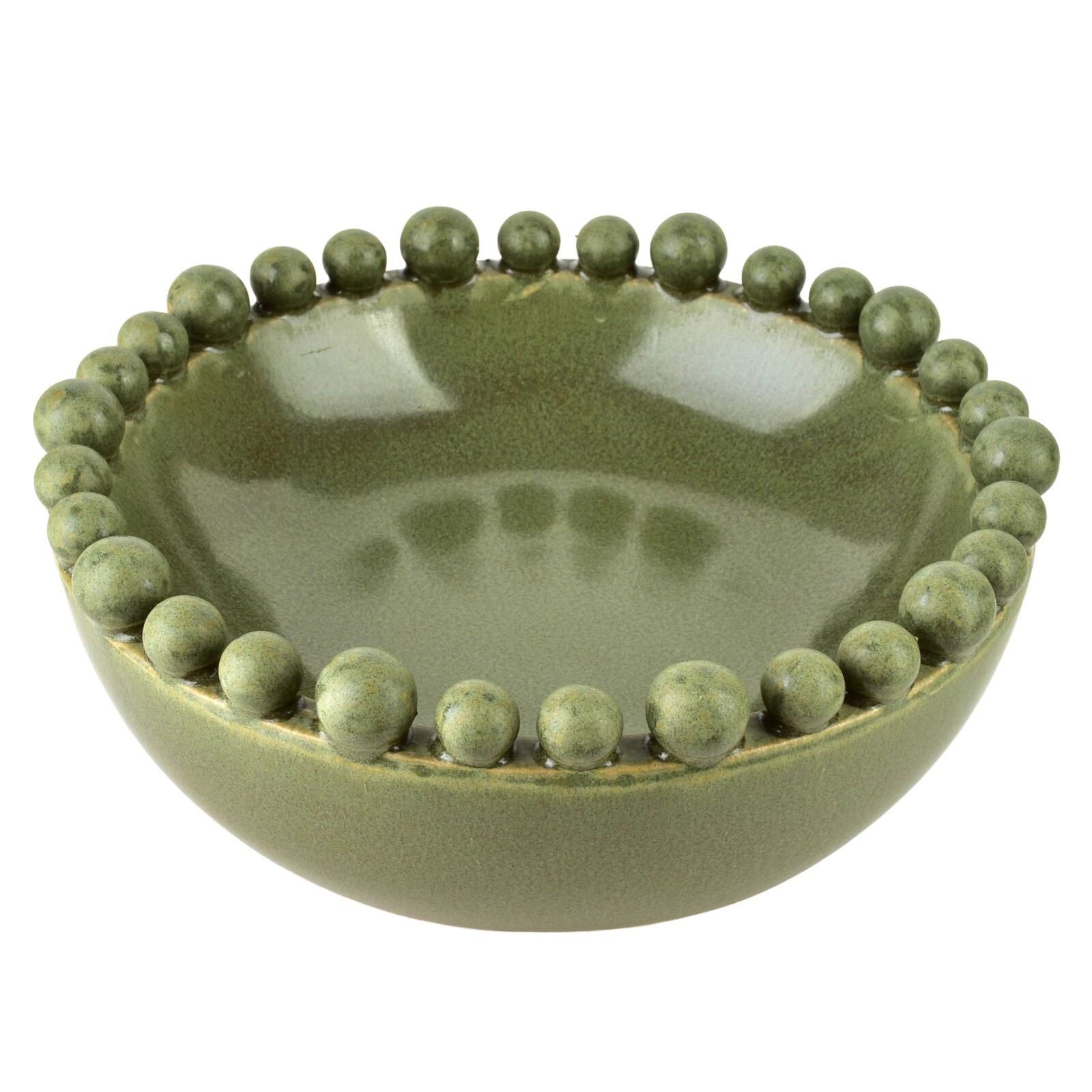 Kulatá dekorativní miska Yarine Ball zelená