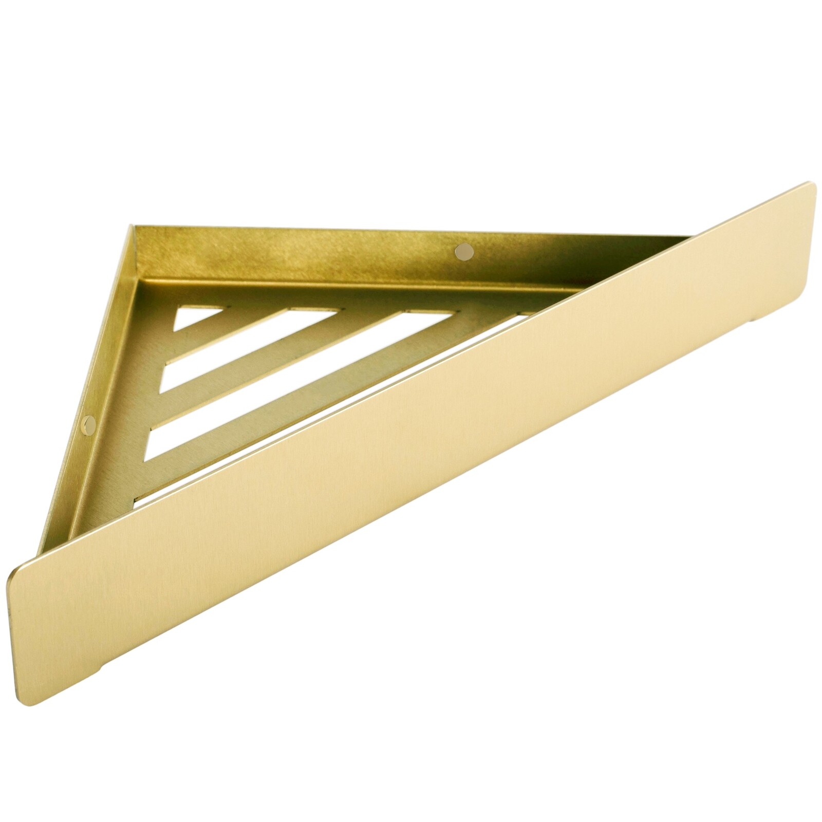 Rohová koupelnová police do sprchy SF07 28,5 cm zlatá