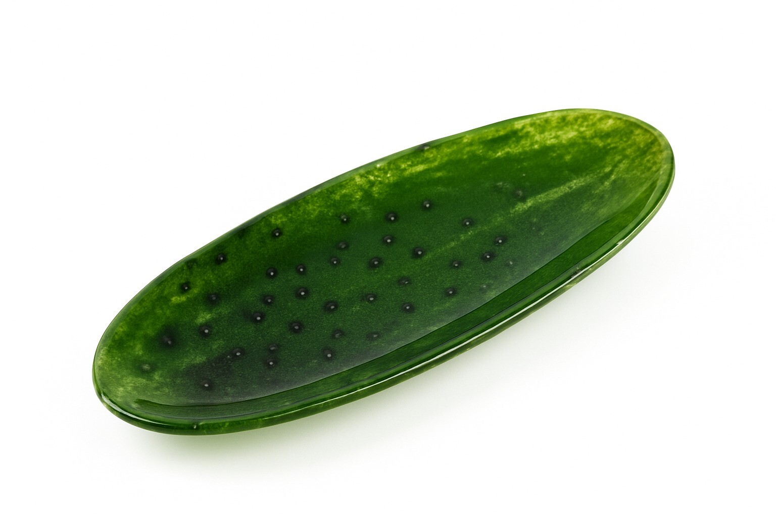 Skleněná miska Aria Fresh Okurka 18,4 cm zelená