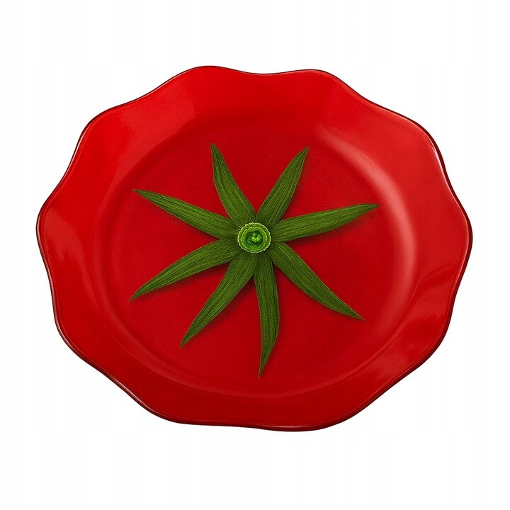 Skleněná miska Aria Fresh Rajče 17 cm červená