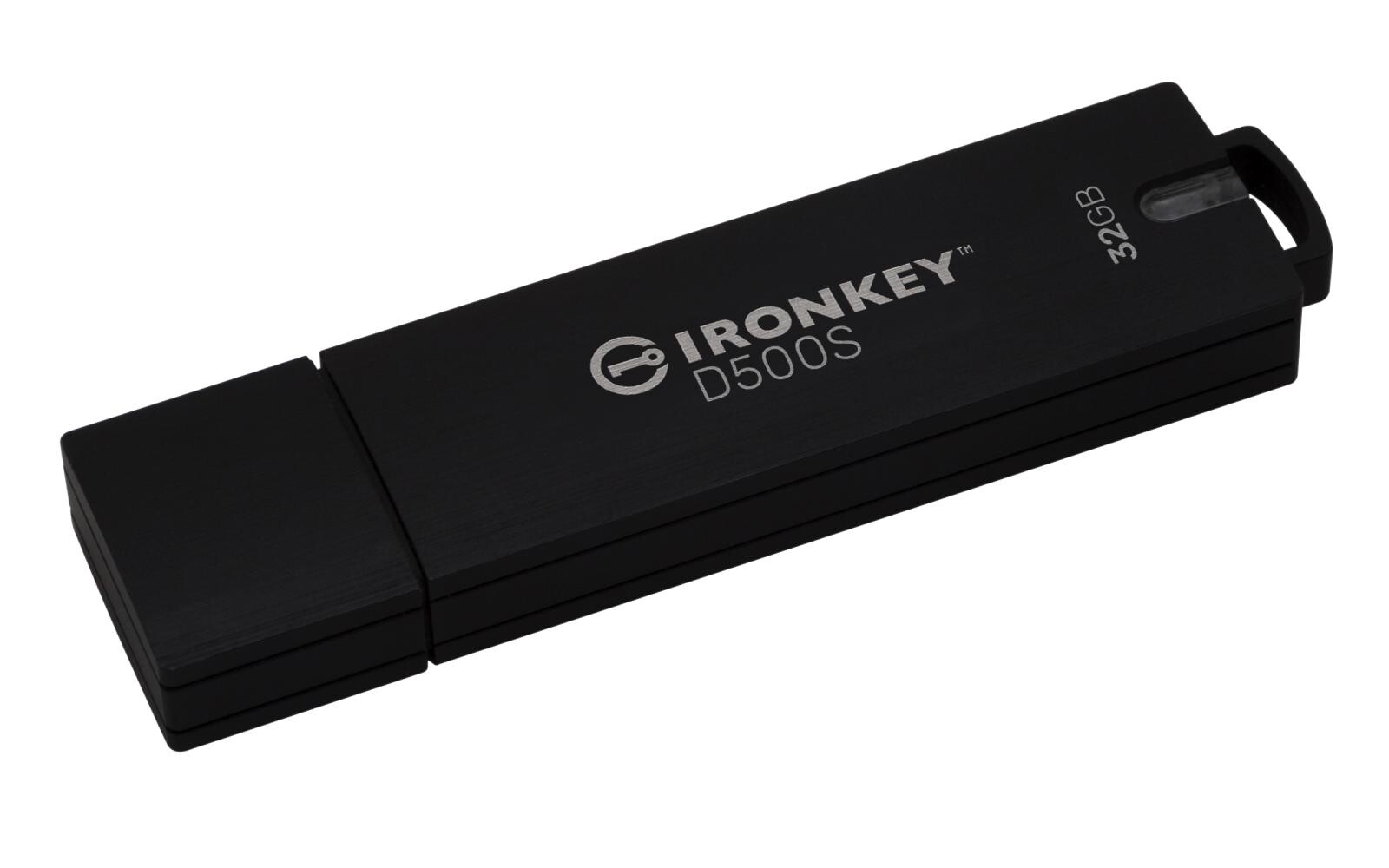 Kingston Ironkey D500S/32GB/USB 3.2/USB-A/Čierna