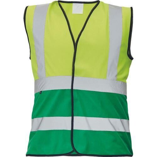 LYNX DUO vesta žltá/zelená L