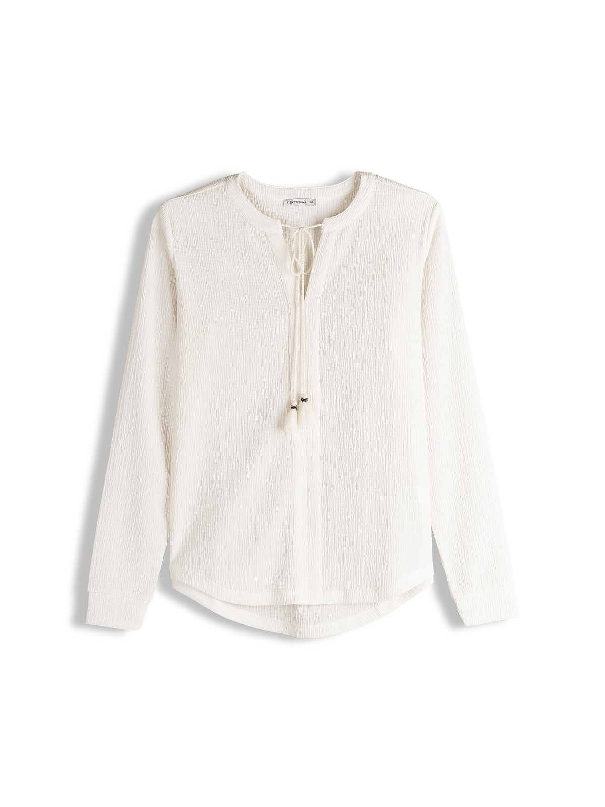 GATE Štruktúrovaný top s ozdobným viazaním