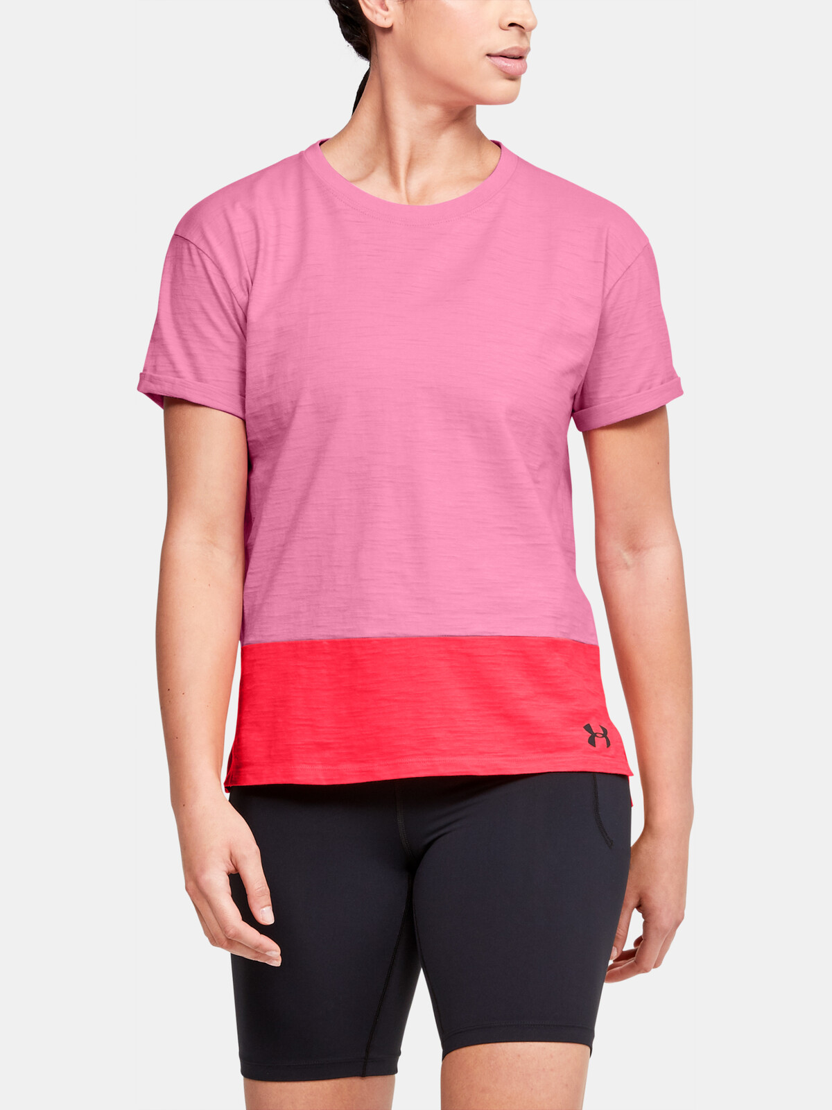 Under Armour Charged Cotton SS-PNK T-Shirt