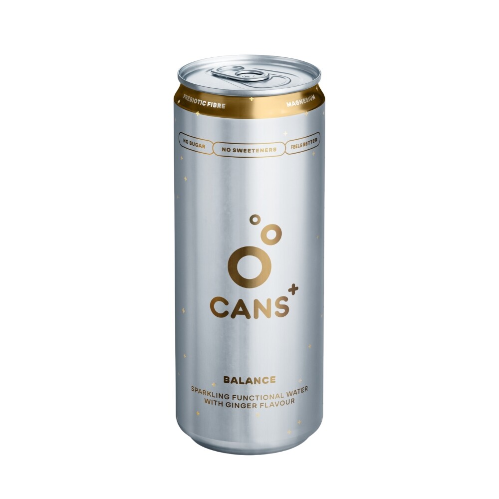 CANS Funkčná perlivá voda BALANCE 330 ml