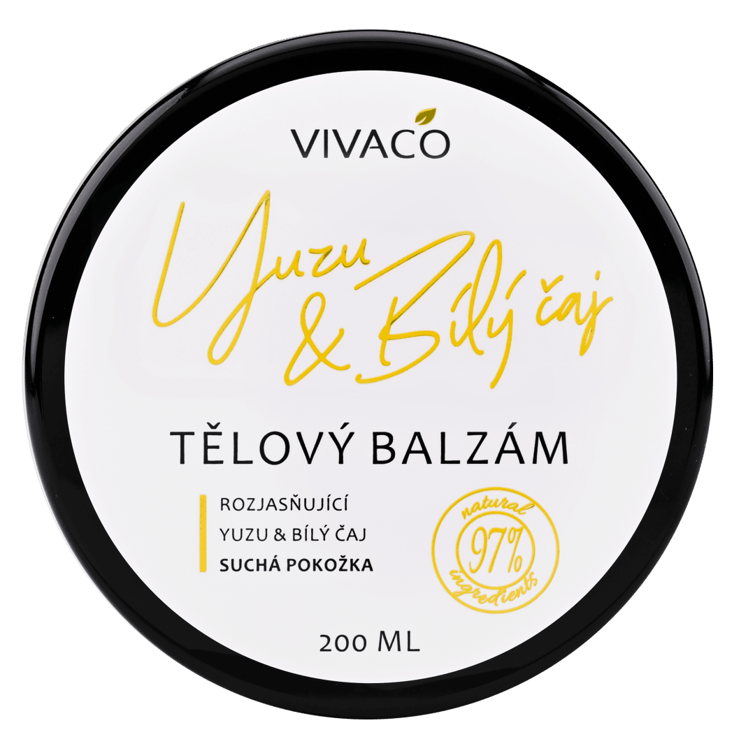VIVACO Yuzu a biely čaj Prírodný telový balzam 200 ml