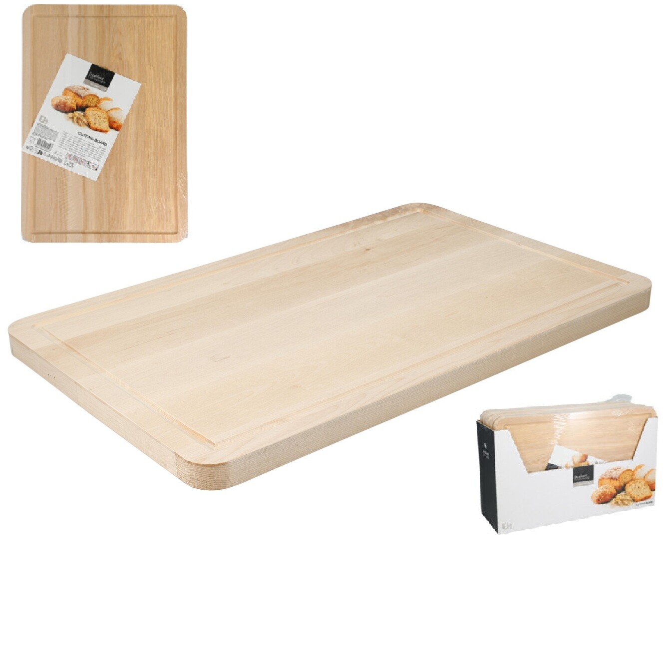 IGOTREND Drevená doštička BREZA 40 x 26 x 1,8 cm