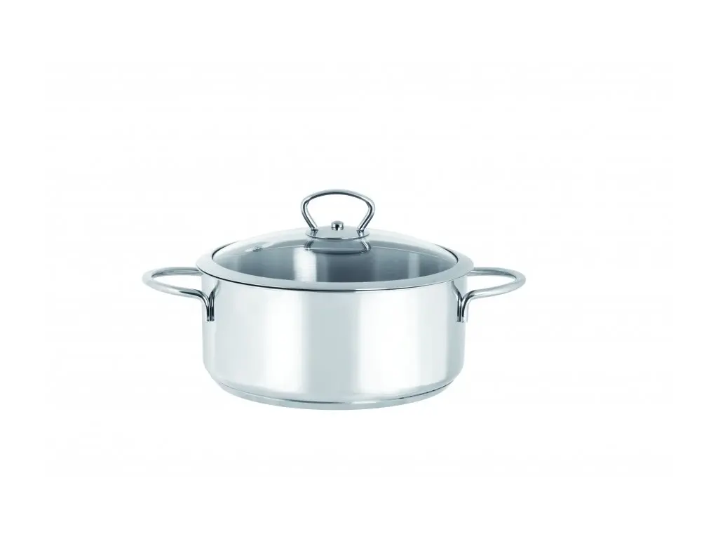 METALAC Kastrol so sklenou poklicou KULINARIA 2.8 l