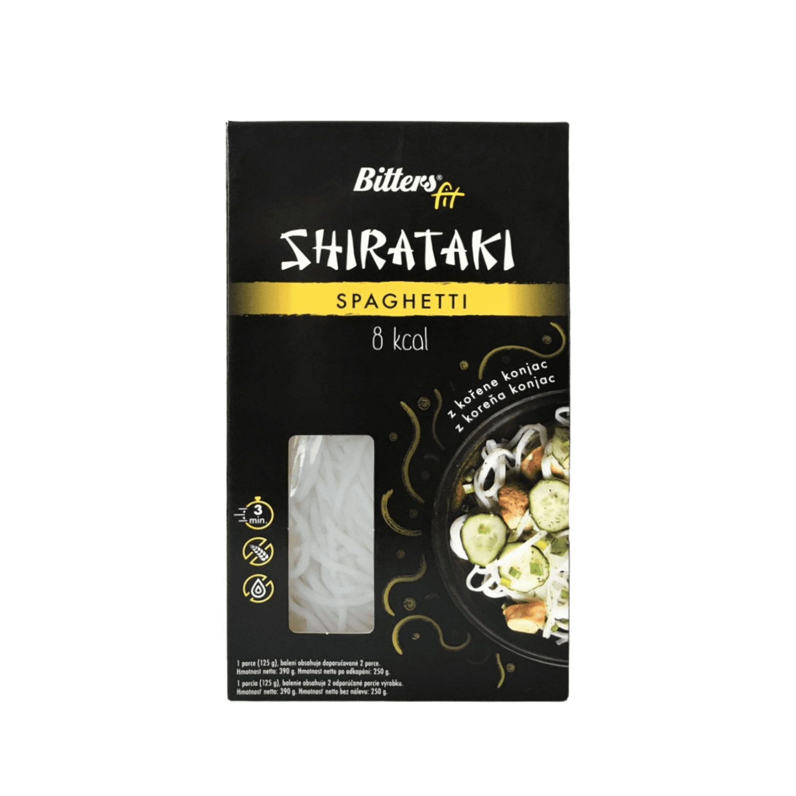 BITTERS Špagetky Shirataki Slim 390 g