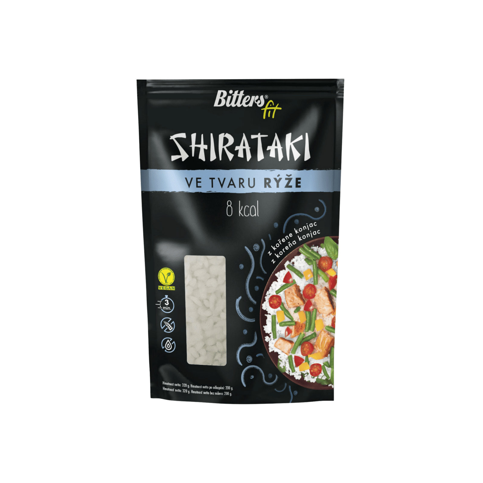 BITTERS Shirataki ryža 280 g