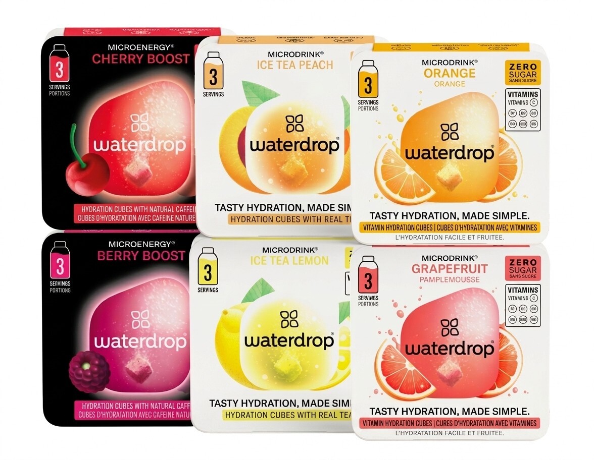 Waterdrop Ochutnávkový set Bestseller 18 kusov