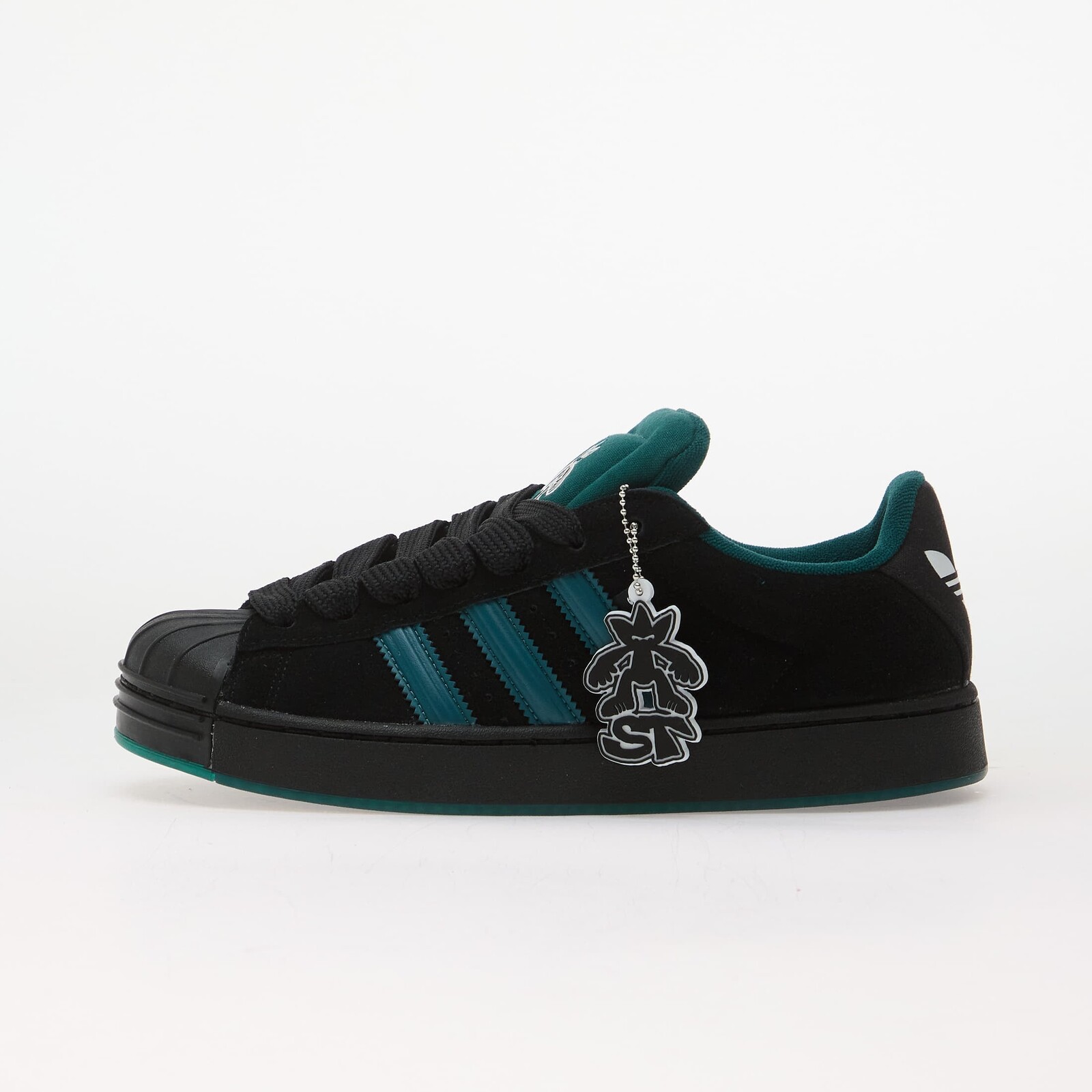 Tenisky adidas Superstar St Core Black/ Rich Green/ Ftwr White EUR 44 2/3