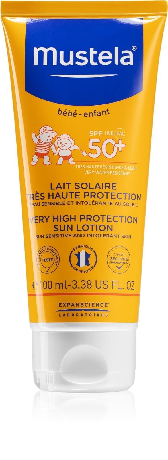 Mustela Detské ochranné mlieko SPF 50+ Very High Protection Sun Lotion 100 ml