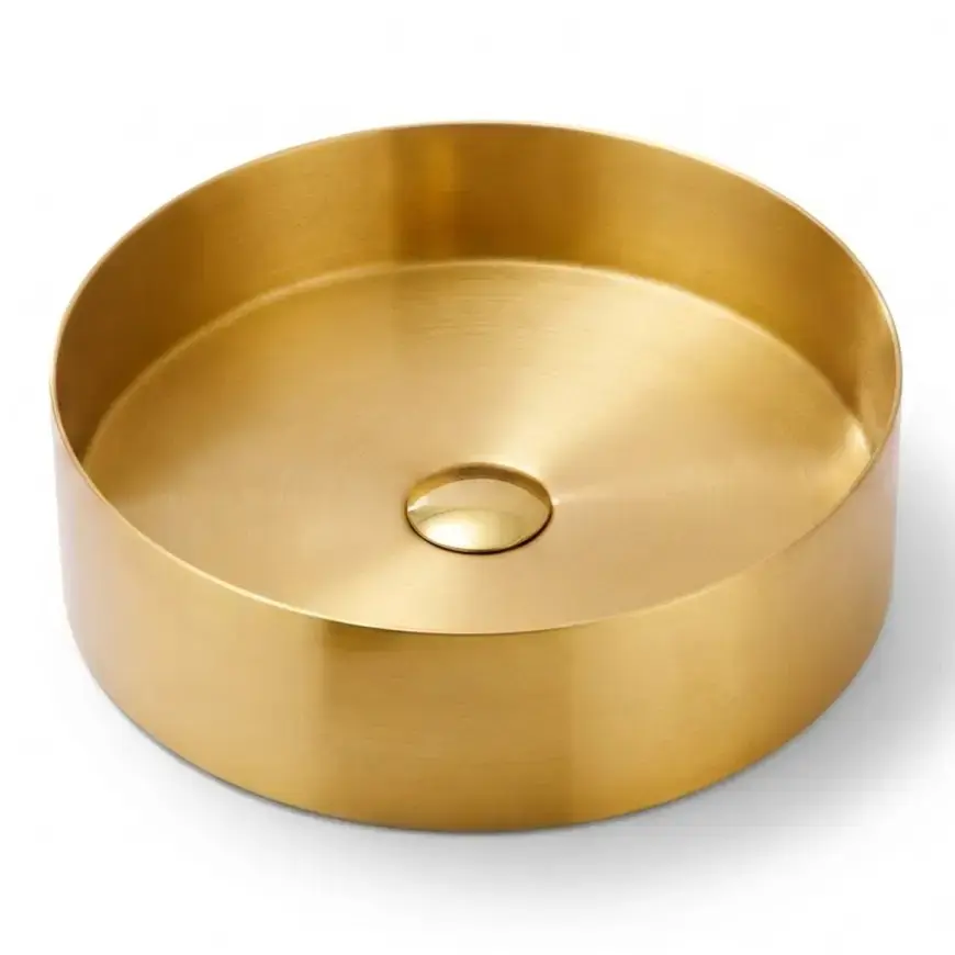 Umývadlo na dosku Iron Round gold