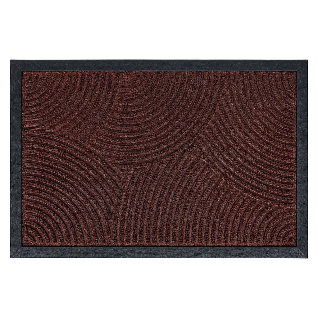 Relaxdays ROHOŽKA Červenohnedá vlny polypropylén 60x40 cm